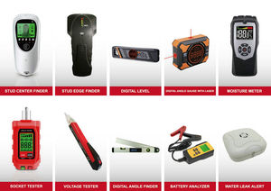 EOUTIL Rilevatore di Montanti/Rilevatore di Centri di Montanti/Rilevatore di Metalli/Fili Elettrici con Magnete Potente TH511 Grigio Batteria 9V - Product Image 4