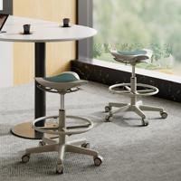 Chaise de bureau ergonomique à siège triangulaire pour la maison et le bureau, tabouret de laboratoire, siège réglable pour le soin de la santé et les salons de beauté