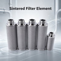 Filtre en maille frittée en acier inoxydable 304 316L, filtre métallique poreux pour le raffinage de l'huile alimentaire