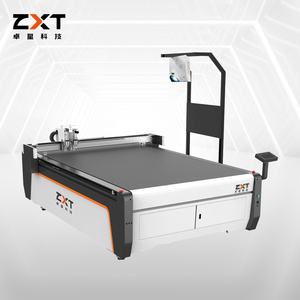 ZXT 1625 Sistema de cámara Máquina cortadora de cuchillo oscilante de alfombra de pelo largo de PVC - Product Image 1