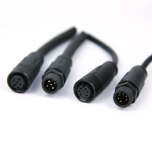 Conector de Cable Impermeable DREAN Macho-Hembra de 2-5 Pines, Enchufe Eléctrico M12 para Panel - Product Image 1