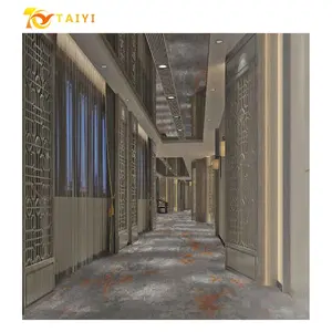 酒店走廊3d印花地毯宴会厅办公楼耐磨防滑覆盖尼龙印花地毯