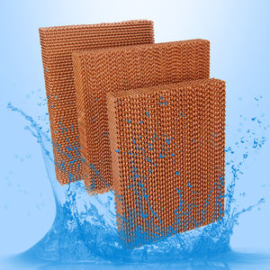 Panel de Enfriamiento Evaporativo de Color Marrón 7090, Papel de Celulosa, Marco Exterior Galvanizado para Granjas Avícolas - Product Image 2