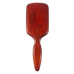 Cepillo y Peine Desenredante de Madera Clásico Portátil al por Mayor, Masajeador de Cuero Cabelludo Redondo para Cabello Rizado, Uso Doméstico - Product Image 4