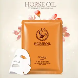 OEM BIOAQUA wholesale price horse oil moisturizer firming acne treatment shrink pores nourishing facial mask