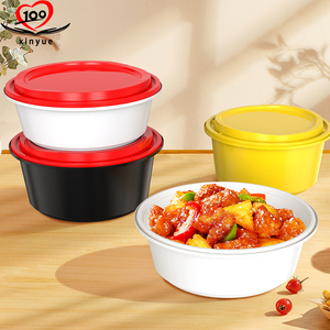 Tùy Chỉnh Dùng Một Lần Nhựa Hộp Ăn Trưa Tamper Hiển Nhiên Nắp PP Đóng Gói Bữa Ăn Prep Container Cho Lò Vi Sóng Cho Mì Thực Phẩm Đóng Hộp - Product Image 2