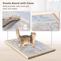 Planche à puzzle inclinable de 1000 pièces avec 4 tiroirs et housse de protection