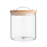 Récipient à riz transparent moderne vente chaude transfrontalière verre de qualité alimentaire résistant aux insectes et à l'humidité pour la cuisine