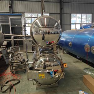 Autoclave industriel professionnel de stérilisateur de nourriture pour des plateaux en plastique de boîtes en métal ou la nourriture ensachée pour la marmite - Product Image 4