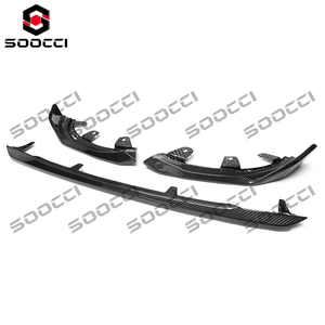MP tipi tipi kuru karbon Fiber ön Splitter BMW BMW 2 serisi G42 M225i M240i Coupe <span class=keywords><strong>M</strong></span> spor ÖN TAMPON difüzör Spoiler - Product Image 4
