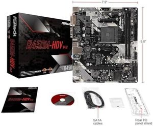 Tarjeta Madre B450 ATX R4.0 para Aplicaciones de Escritorio, Gráficos Integrados, Interfaz de Disco Duro, DDR4, Socket AM4 - Product Image 2