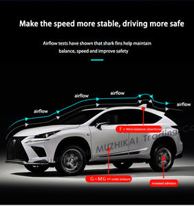 Универсальный Fm Am радиосигнал Акулий плавник верхняя часть автомобильной антенны украшение для hyundai getz - Product Image 2