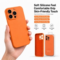 Casing HP iPhone 15 14 13 Pro Max dari Silikon Solid Berkualitas, Pelindung Premium dengan Pengisian Daya Nirkabel