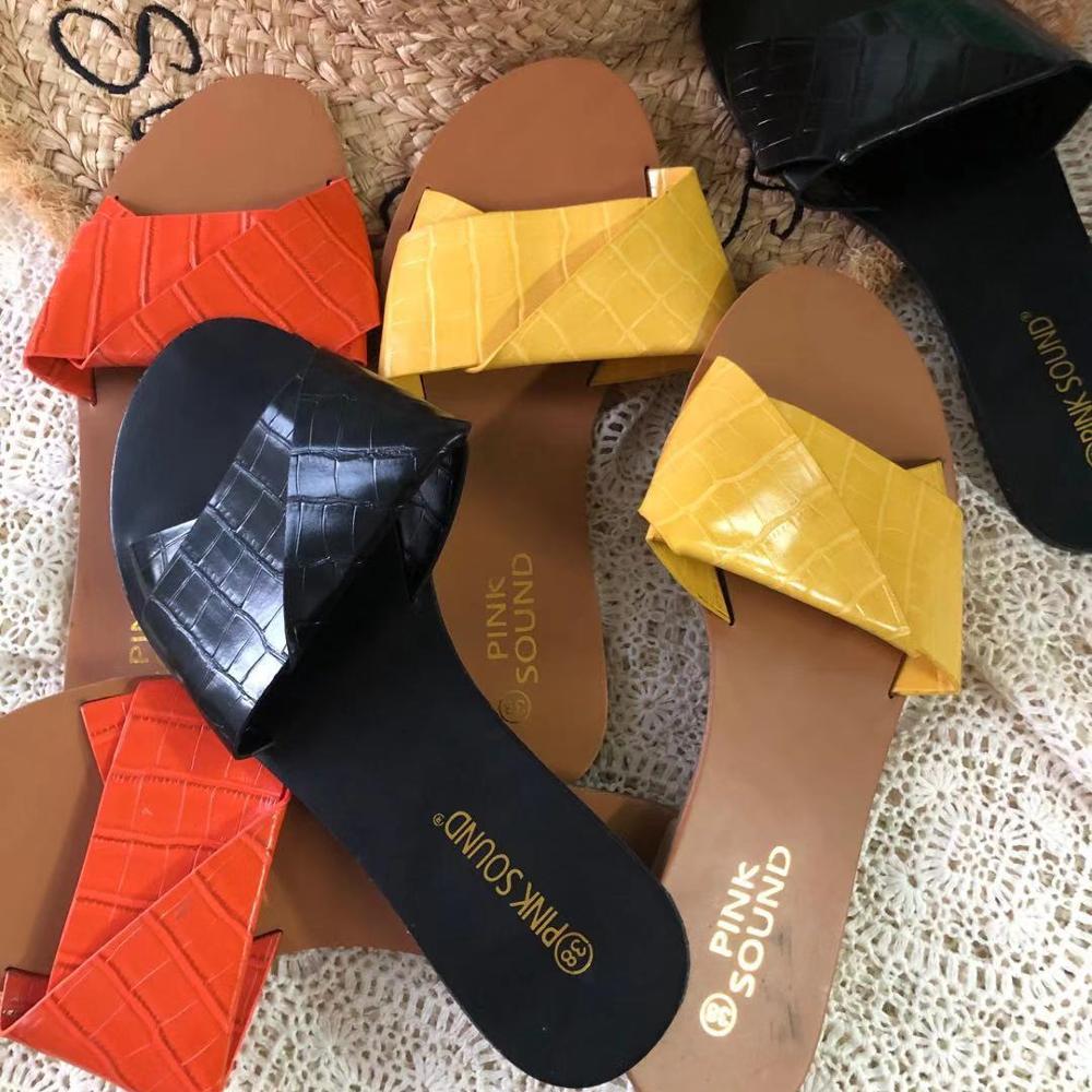 Superstarer Casual Flats sandalias para mujer Zapatillas de verano en la  playa de estilo de moda para damas - China Sandalias planas y sandalias de  verano sandalias de playa precio