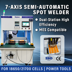 Máquina de Soldadura por Puntos Automática de Alta Velocidad STYLER para Celdas 18650 / 21700 - Product Image 1