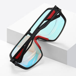 Lunettes de soleil de sport photochromiques pour l'extérieur, cyclisme, <span class=keywords><strong>VTT</strong></span>, vélo de route, pêche, UV400, légères, anti-vent, monture intégrale - Product Image 2