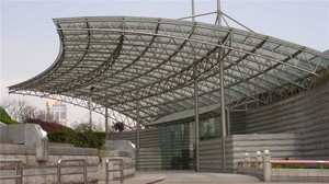 <span class=keywords><strong>Prefab</strong></span> giàn không gian khung lớn khoảng sân bay thiết bị đầu cuối tán Kết Cấu Thép lối vào - Product Image 6