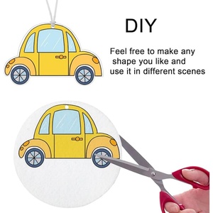100 Piezas de Ambientadores Redondos para Sublimación, Hojas de Fieltro para Ambientadores de Coche con Bolsas y Cuerda para Colgar en el Coche y el Hogar - Product Image 4
