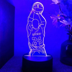 Veilleuse LED 3D pour joueur de basket-ball <span class=keywords><strong>Kobe</strong></span> <span class=keywords><strong>Bryant</strong></span> Jersey Sport - Product Image 5
