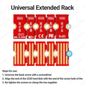 OEM <span class=keywords><strong>M</strong></span>.2 NGFF NVMe SSDエクステンションブラケット2230 2242 2260 2280長アダプターバルク注文 - Product Image 4