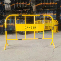 Système de barrières de contrôle des foules OEM en acier galvanisé, barricade temporaire amovible pour stades, concerts, chantiers de construction, protection contre les rongeurs