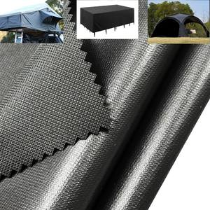 <span class=keywords><strong>Voile</strong></span> noir 600D, résistant à l'eau, entièrement opaque, haute résistance des couleurs, couverture de meubles, tissu de tente extérieure - Product Image 5