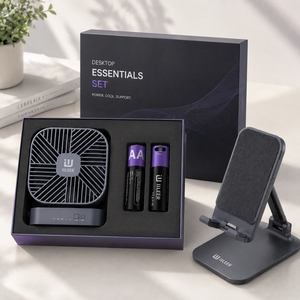 Ensemble cadeau technologique IILEER Essentials : étui de téléphone, porte-cartes, cordon, batterie externe, design moderne, logo personnalisé, packs cadeaux - Product Image 5