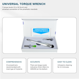 Chiave Dinamometrica Riutilizzabile per Impianti Dentali in Materiale Resistente alla Corrosione Compatibile con la Maggior Parte dei Marchi di Impianti - Product Image 6