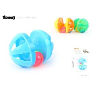 ลูกบอลของเล่นแมวยอมมี่ ขนาด 9.5 ซม. สำหรับแมวเล่นแบบอินเทอร์แอคทีฟ - Product Image 1