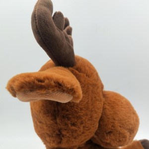 Nhà Máy Tùy Chỉnh Dễ Thương OEM/ODM 8.5 Trong Mềm Đồ Chơi Nhồi Bông Sang Trọng Chất Lượng Cao Ngồi Moose - Product Image 5