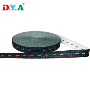 Bán buôn có thể điều chỉnh đầy màu sắc 25 mét Chiều rộng in khuy áo dệt kim băng đàn hồi cho quần áo hàng may mặc quần phụ kiện - Product Image 6