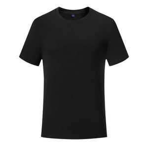 T-shirt en coton pur 180 g/m² de haute qualité avec impression de logo personnalisé, col rond, pour l'été, course à pied, entraînement, séchage rapide, respirant - Product Image 3