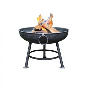 Premium Quality Solid Iron <b>Fire</b> <b>Pit</b> Bowl With Stand And Handle For Outdoor And Indoor <b>Garden</b> Area <b>Fire</b> <b>Pit</b> - Product Image 1