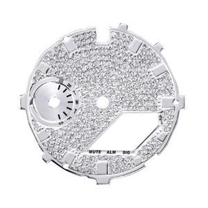 Compatible avec Royal Oak <span class=keywords><strong>Ga2100</strong></span> <span class=keywords><strong>Ga2110</strong></span> pour modification DIY, ciel étoilé, diamant complet, rond, accessoires de remplacement - Product Image 2
