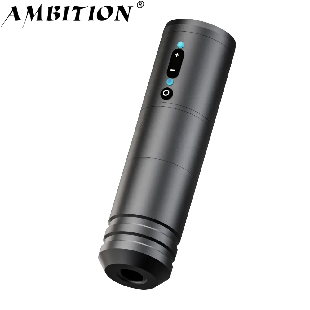 売れてます！TOUR Ninja AMBITION ワイヤレスタトゥーマシン 2 Ambition Ninja Wireless Tattoo Machine Pen with 4mm Stroke