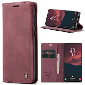 Premium Shock proof Luxury Leder Multifunktions-Brieftasche für Samsung S23 22 21 Ultra Phone Case Volle schützende Handy hülle