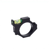 Support de montage pour lunette de visée en alliage d'aluminium avec niveau à bulle 25,4 mm 30 mm 35 mm pour accessoires optiques