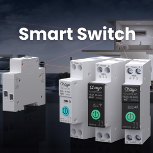 Interruptor Inteligente Wi-Fi Serie DIN Rail 1P+N, Interruptor Automático Inteligente MCB 16A <span class=keywords><strong>20A</strong></span> con Medición, Control Remoto Smart Life Tuya Chayo - Product Image 1