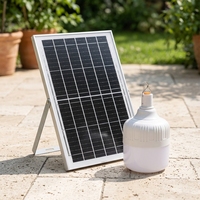 Lampes de secours LED solaires rechargeables portables, étanches IP65, avec charge USB pour la maison, le camping en plein air, la tente