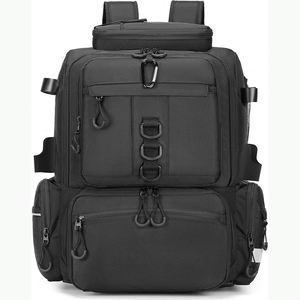 Échantillon gratuit : Sac à dos de pêche avec boîte à accessoires, sac à dos de pêche multi-poches avec porte-canne à pêche, résistant à l'eau - Product Image 6