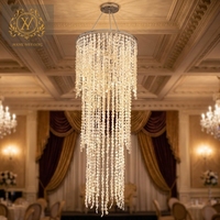 Centres de table dorés, support de mariage en verre et métal, chandelier décoratif ouragan, bougeoir, centres de table pour décoration de table de mariage
