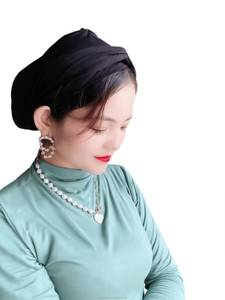 Vente en gros YASEEN Nouveau foulard musulman en acrylique, bonnet, hijab, respirant et écologique, adapté aux femmes - Product Image 2