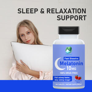 Compresse di Melatonina 10mg per un Sonno Sano e Rilassante, Integratore Promuove il Sonno Tranquillo, Etichetta Privata OEM - Product Image 4