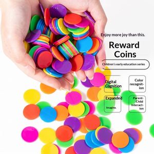 Jetons de poker en plastique PS de haute qualité pour la vente en gros, jetons de casino personnalisables avec logo pour le divertissement à domicile et en club - Product Image 3