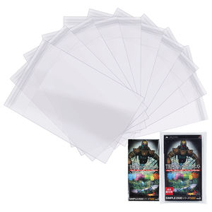 索尼PlayStation PSP UMD手动100件游戏卡卡片盒或说明书保护可再密封套筒opp袋 - Product Image 1