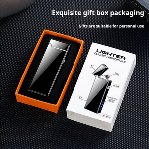 All'ingrosso piccolo metallo doppio arco USB ricaricabile accendisigari elettrici accendisigari al Plasma tipo C accessori - Product Image 6