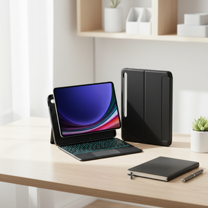 Vente en gros de housses de <span class=keywords><strong>protection</strong></span> pour <span class=keywords><strong>clavier</strong></span> magique de haute qualité pour Galaxy Tab S8/S9/S10 Ultra, <span class=keywords><strong>housse</strong></span> de <span class=keywords><strong>protection</strong></span> pour <span class=keywords><strong>clavier</strong></span> tactile - Product Image 1