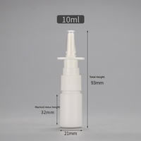 Vente en gros de flacons pulvérisateurs directs de 10 ml, flacons pulvérisateurs à levier en forme de trompe d'éléphant, petits flacons pulvérisateurs, flacons pulvérisateurs de distribution