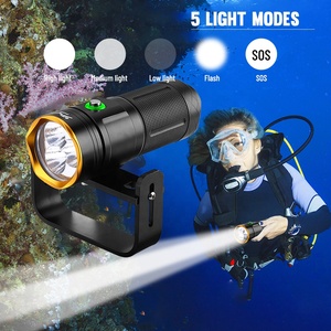 Linterna de Buceo LED Sumergible ASAFEE DA36, 4500 Lúmenes, XHP50, Alta Potencia, para Buceo, Cuerpo de Aleación de Aluminio, Clasificación IP68 - Product Image 6