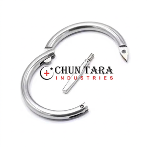 Premium Stainless Steel Bull Nose Ring for Cattle <b>Heavy</b> <b>Duty</b> Livestock Control Equipment Rust Resistant Durable Metal - Product Image 1